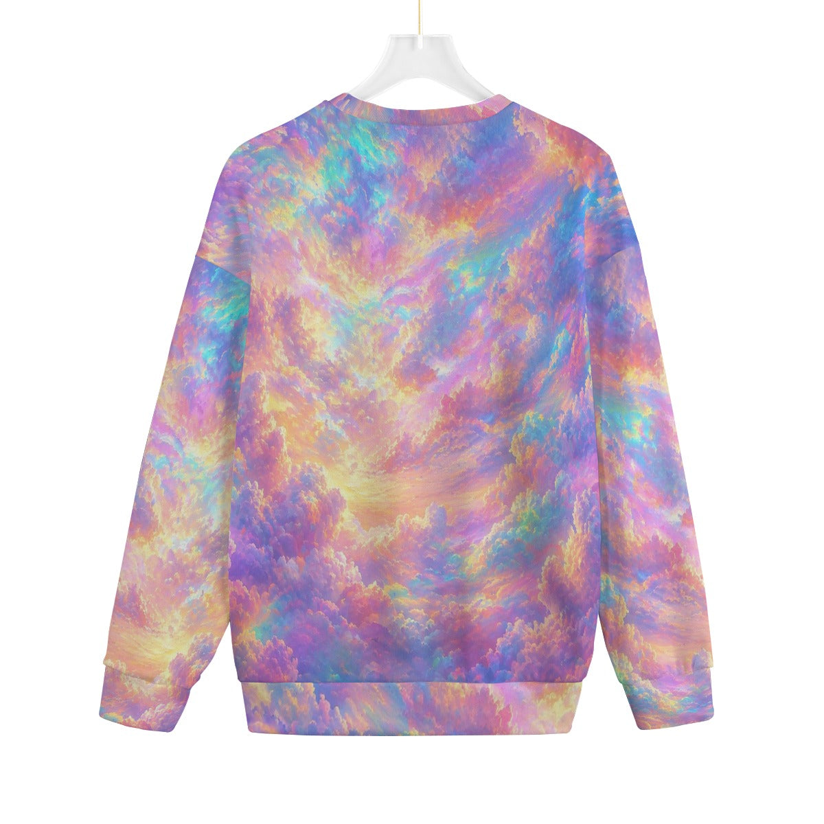 Unisex Drop-shoulder Knitted Fleece Sweater - view 2
