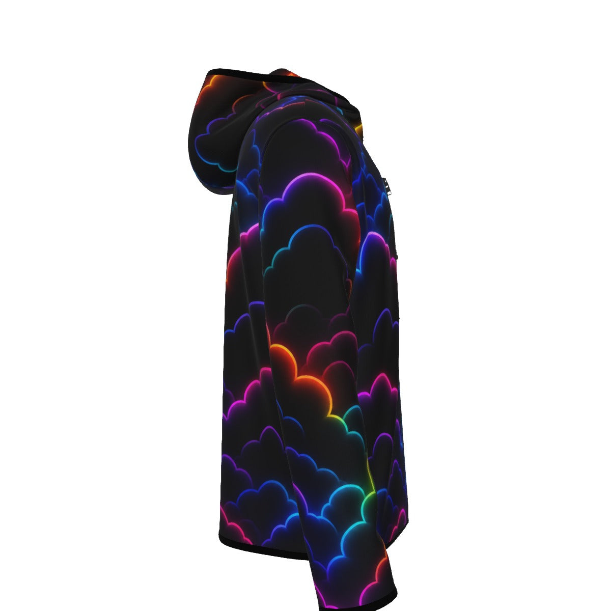 Men's Stylish Hoodie with Thumb Hole Design - view 3