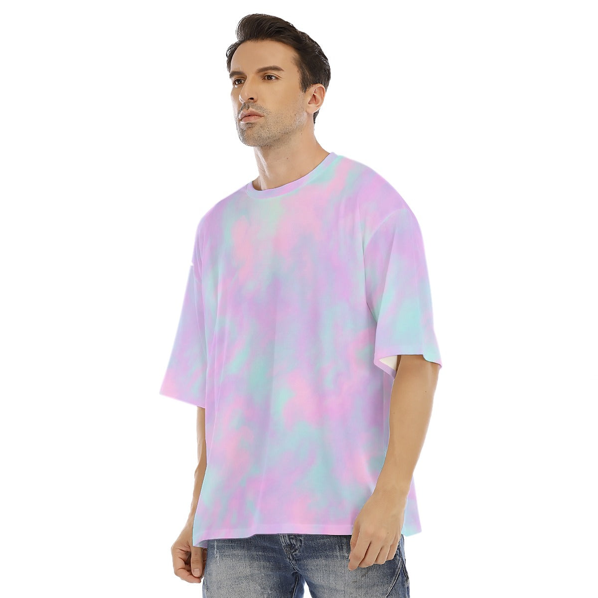 Men's Drop Shoulder T-shirt With Short Sleeve