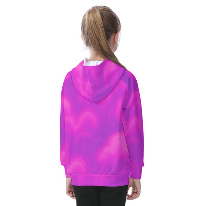 Unisex Kid's Raglan Pullover Hoodie