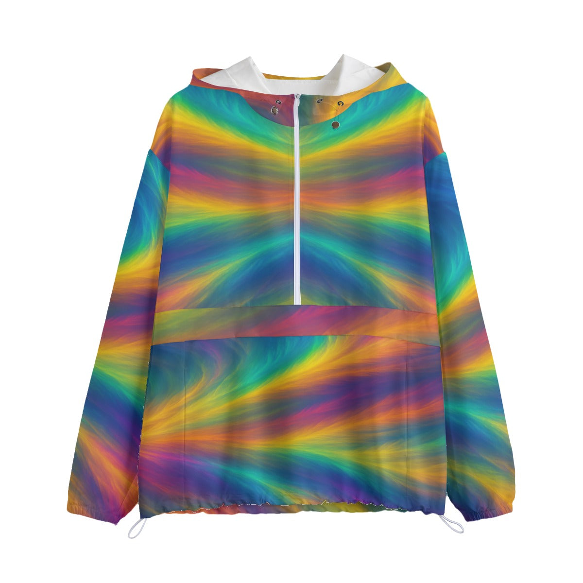 Unisex Pullover Jacket With Zipper Closure