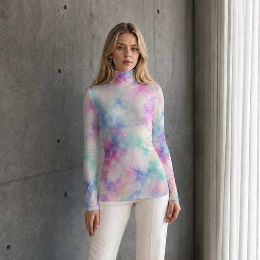 Women’s High-Neck Long-Sleeve Top - view 1