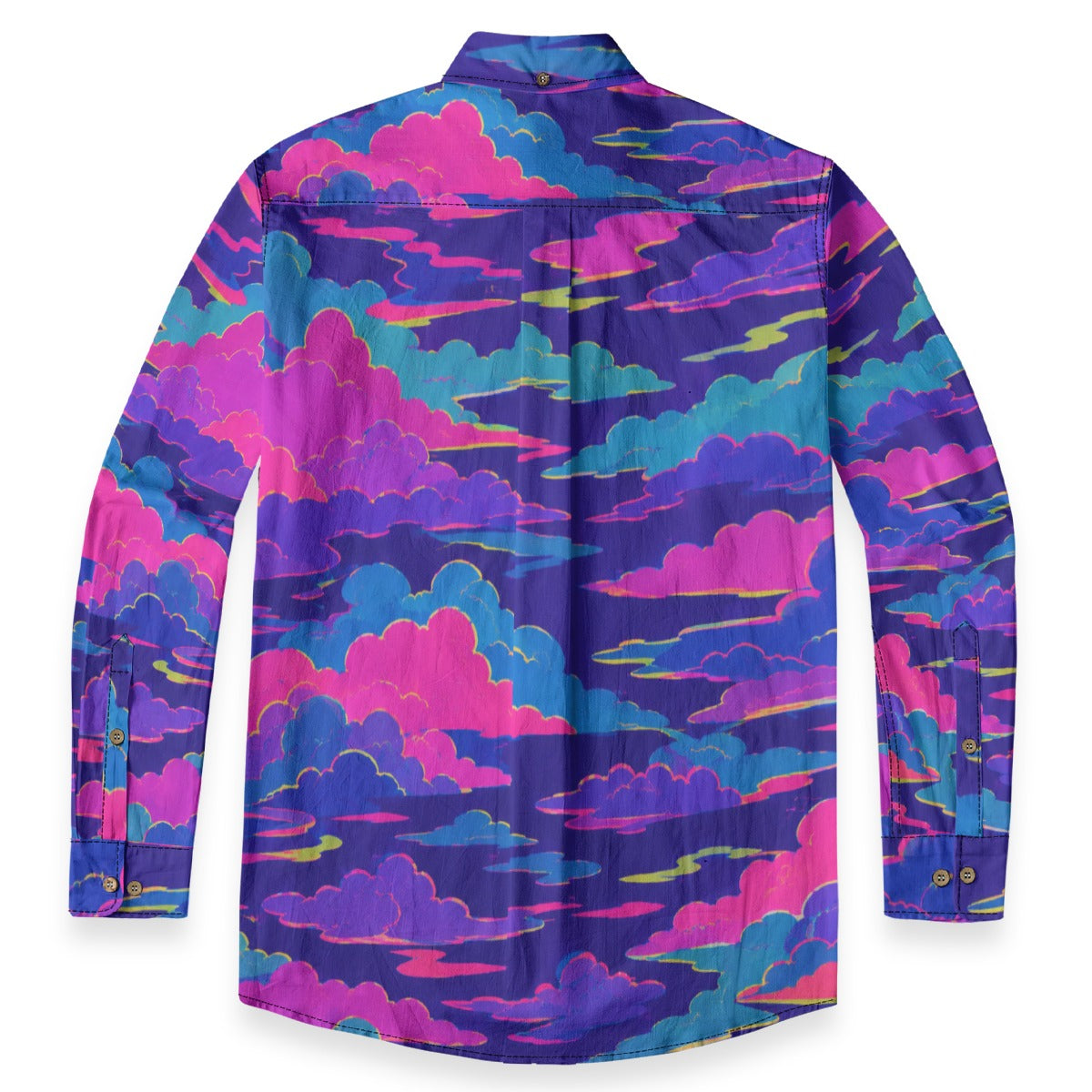 Men's Casual Lapel Long Sleeve Shirt|125GSM Cotton