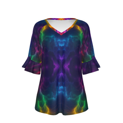 Women's T-shirt With Bell Sleeve