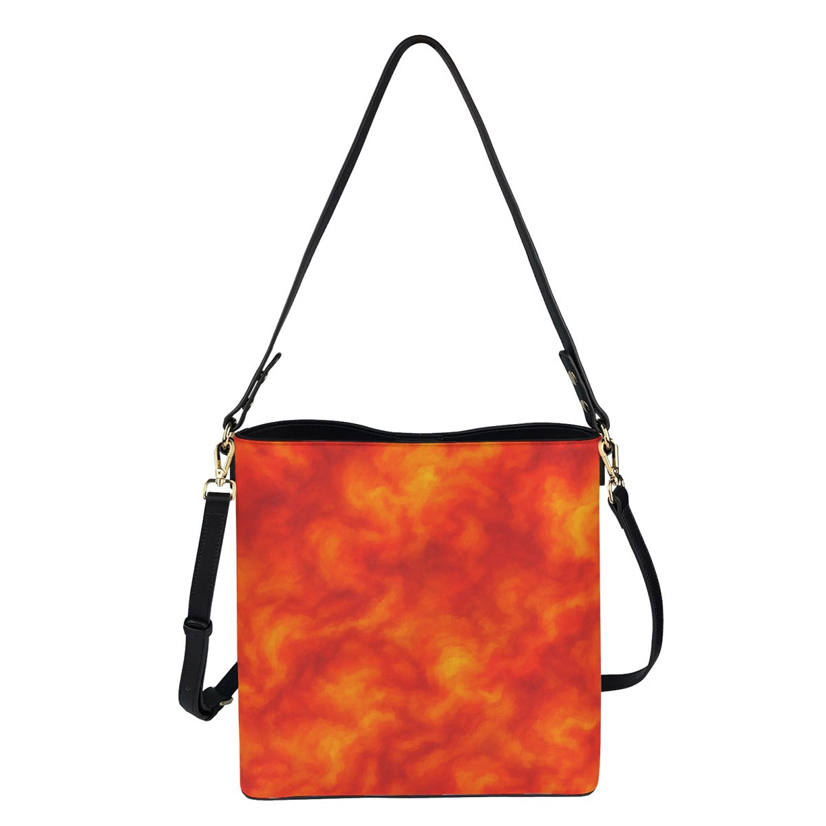 Unisex Minimalist Square Crossbody Bucket Bag