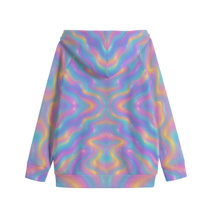 Unisex Kid's Zip Up Raglan Sleeve Hoodie | 310GSM Cotton