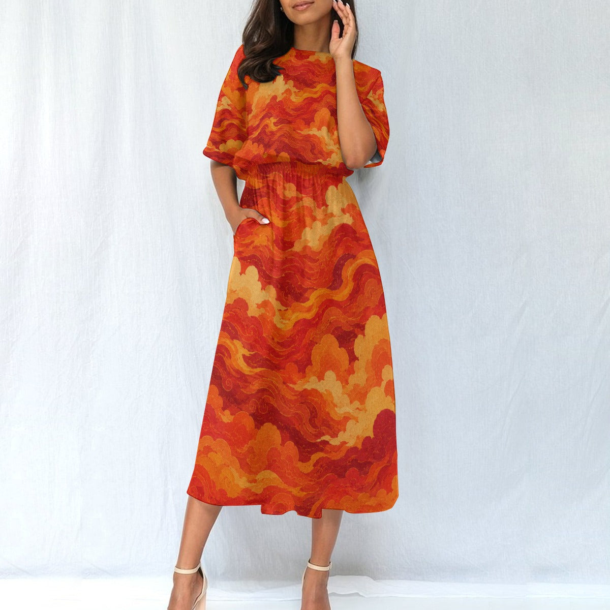 Women's Elastic Waist Dress by O’Nimbus – view 2