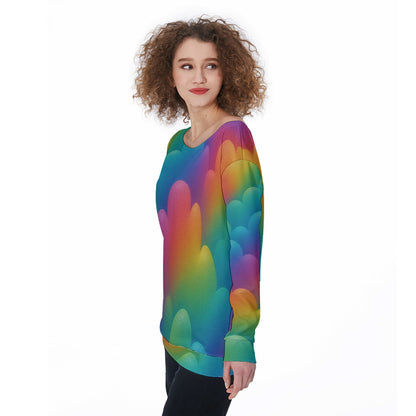 Women's Off-Shoulder Sweatshirt