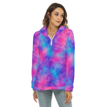 Women’s Borg-Fleece Half-Zip Hoodie - view 3