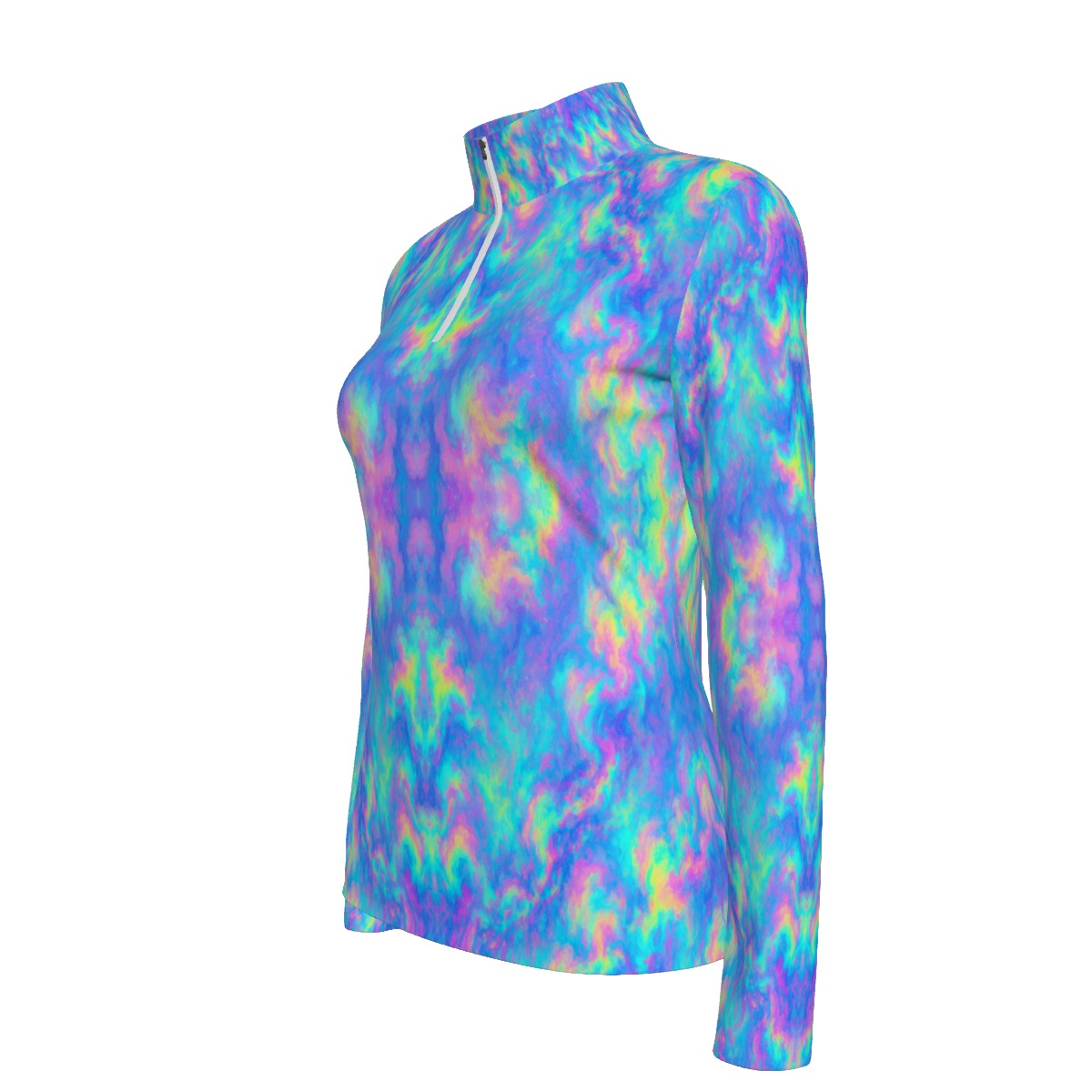 Women's Sports Collar Jersey With Long Sleeve