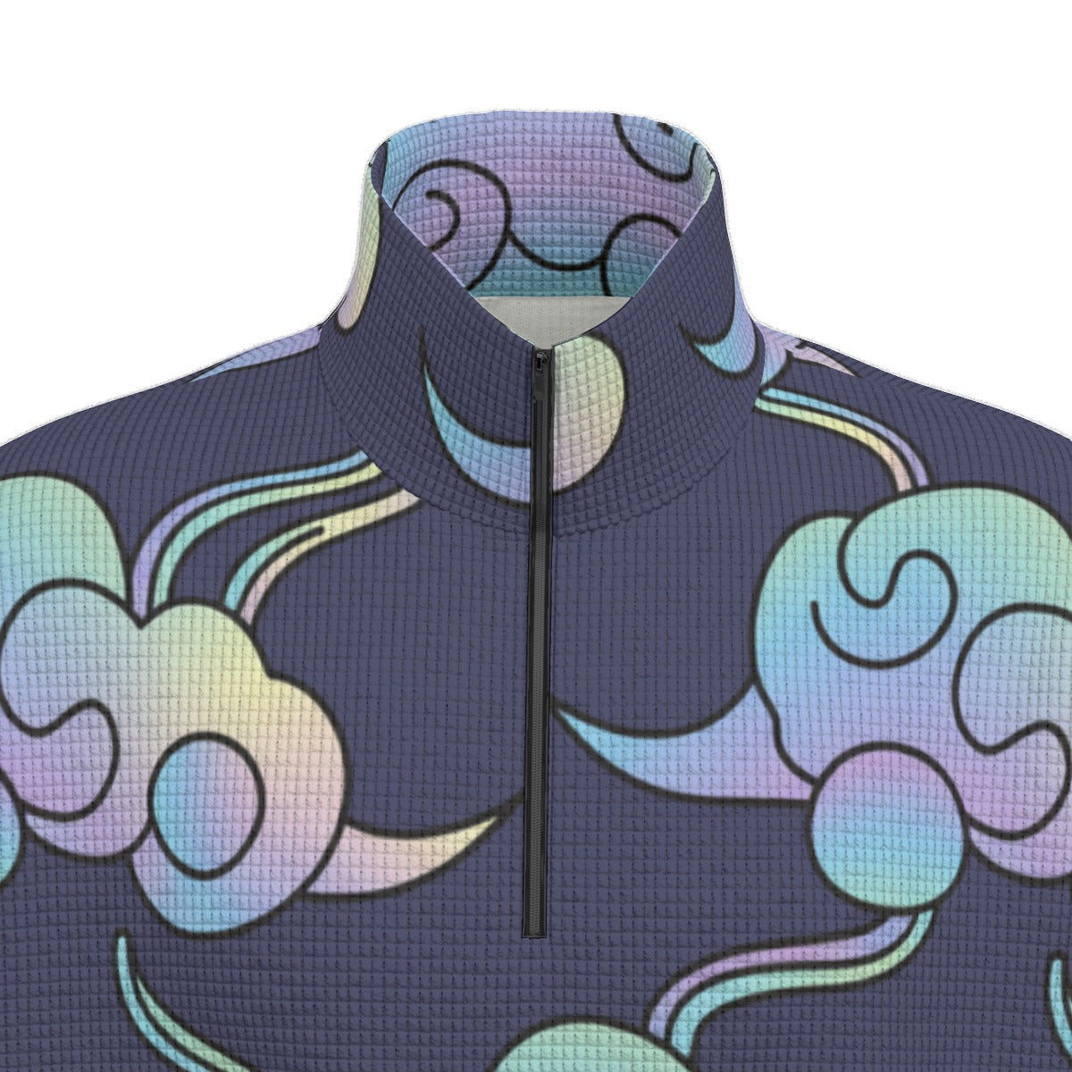 Unisex Turtleneck Zippered Sweatshirt