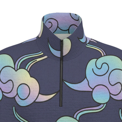 Unisex Turtleneck Zippered Sweatshirt