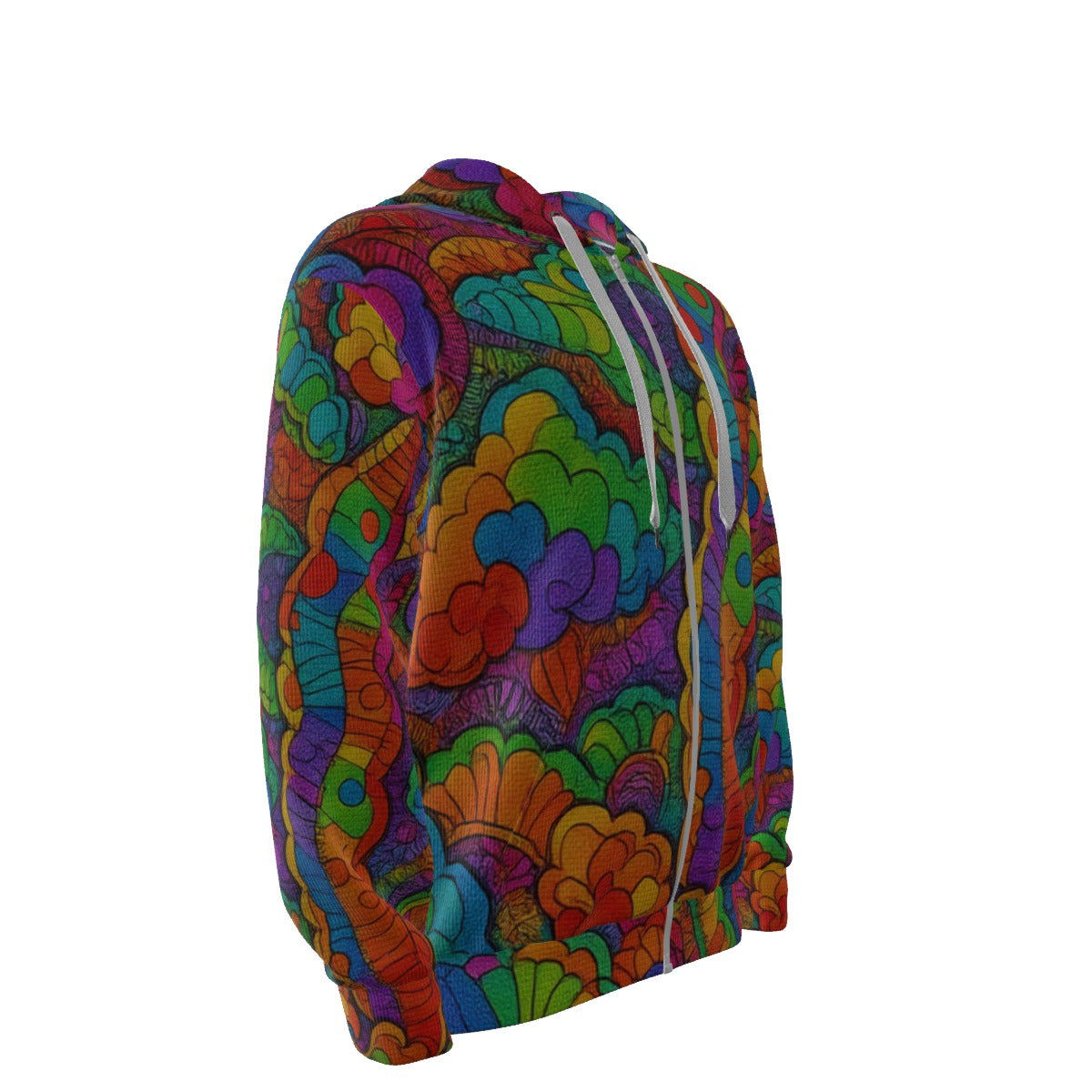 Unisex Zip Hooded Sweatshirt