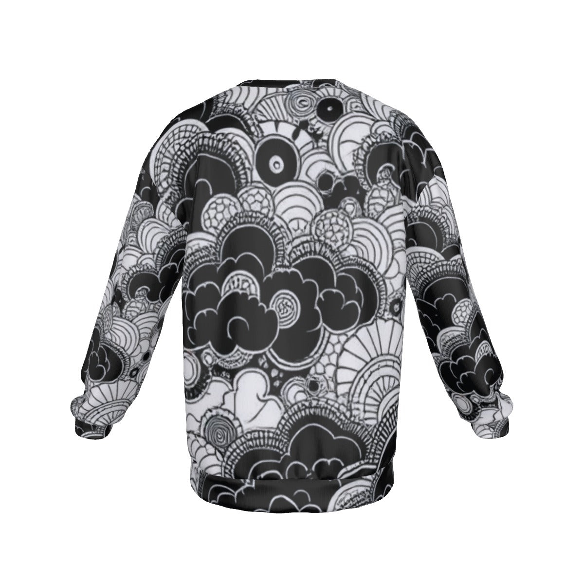 Men's Drop Shoulder Round Neck Long-Sleeved Sweatshirt