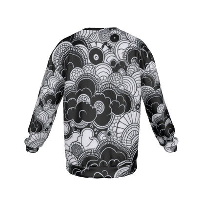 Men's Drop Shoulder Round Neck Long-Sleeved Sweatshirt