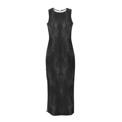 Women's Beach Perspective Chiffon Sleeveless Dress