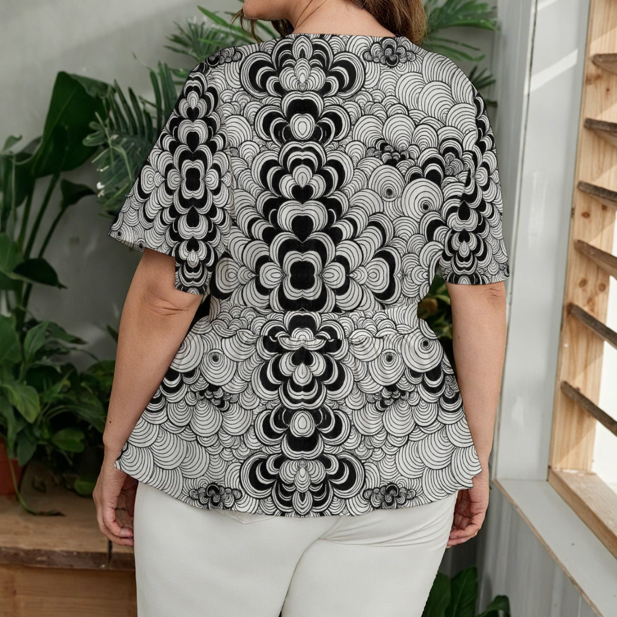 Women's Wrap Blouse