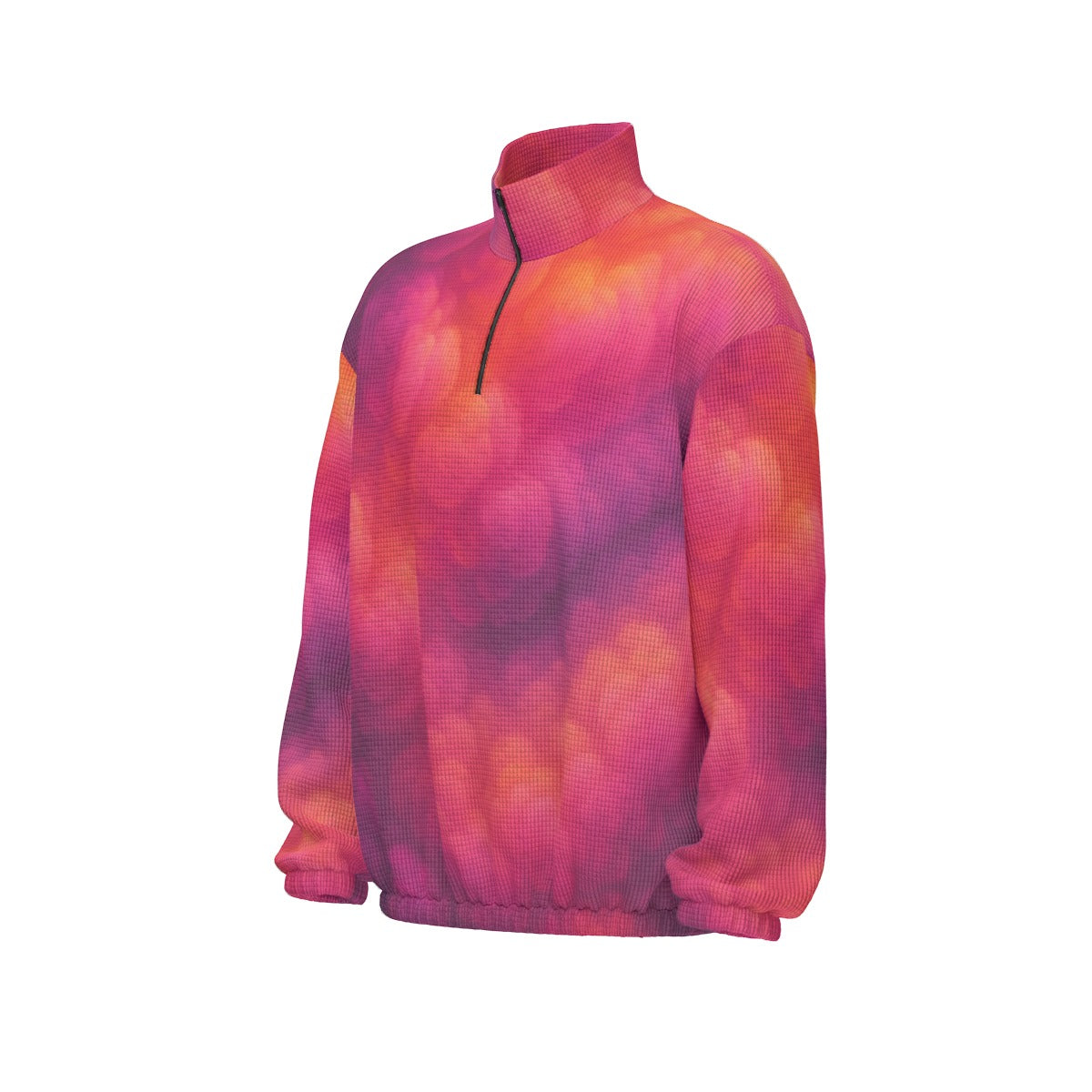 Unisex Turtleneck Zippered Sweatshirt