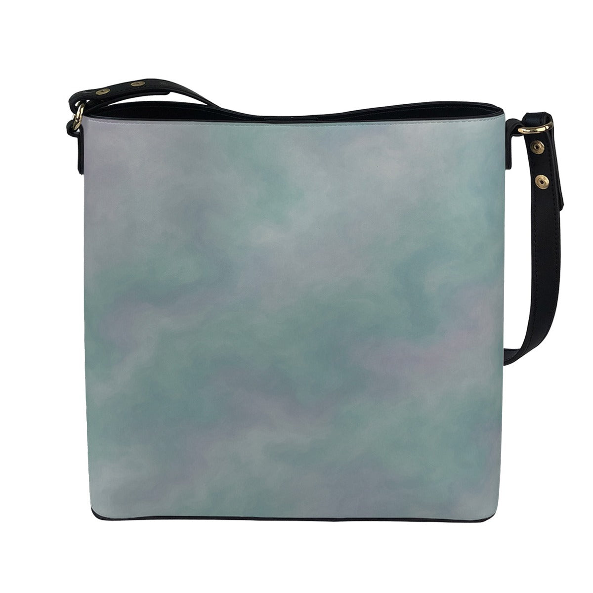 Unisex Minimalist Square Crossbody Bucket Bag