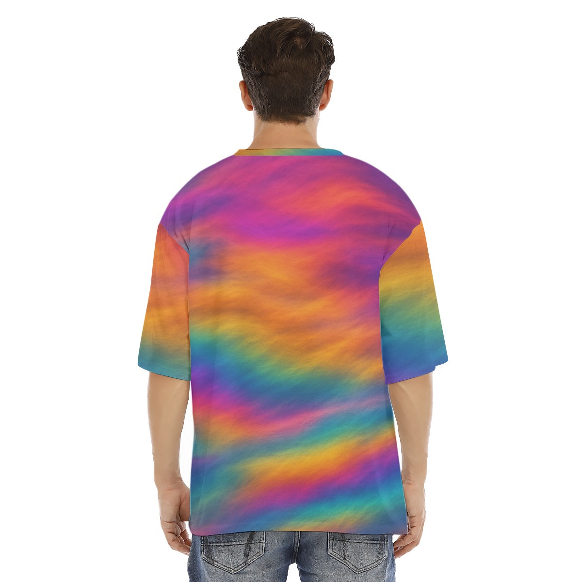 Men's Drop Shoulder T-shirt With Short Sleeve