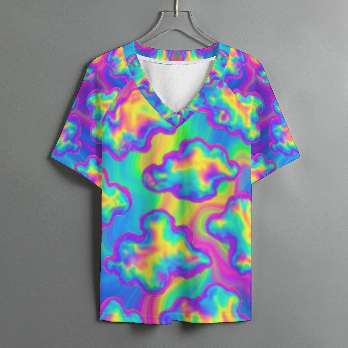 Women's V-neck T-shirt With Short Sleeve