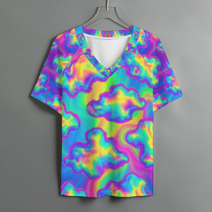 Women's V-neck T-shirt With Short Sleeve