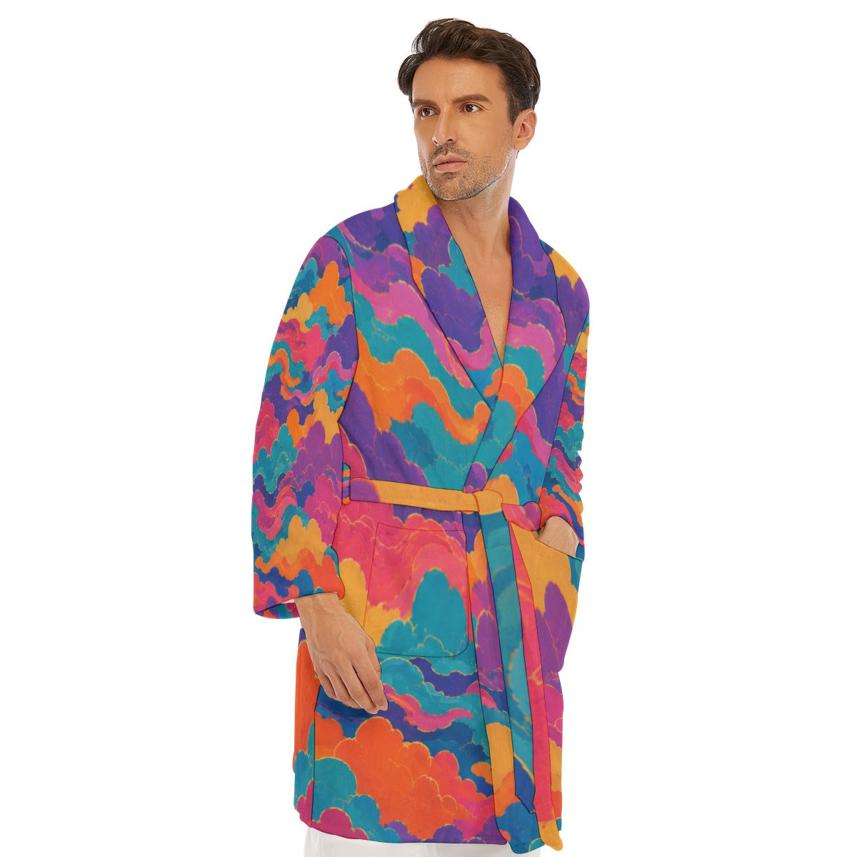 Men's Borg Fleece Robe by O’Nimbus – view 2
