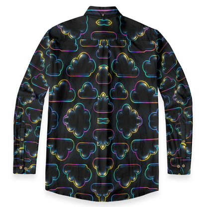 Men's Casual Lapel Long Sleeve Shirt|125GSM Cotton