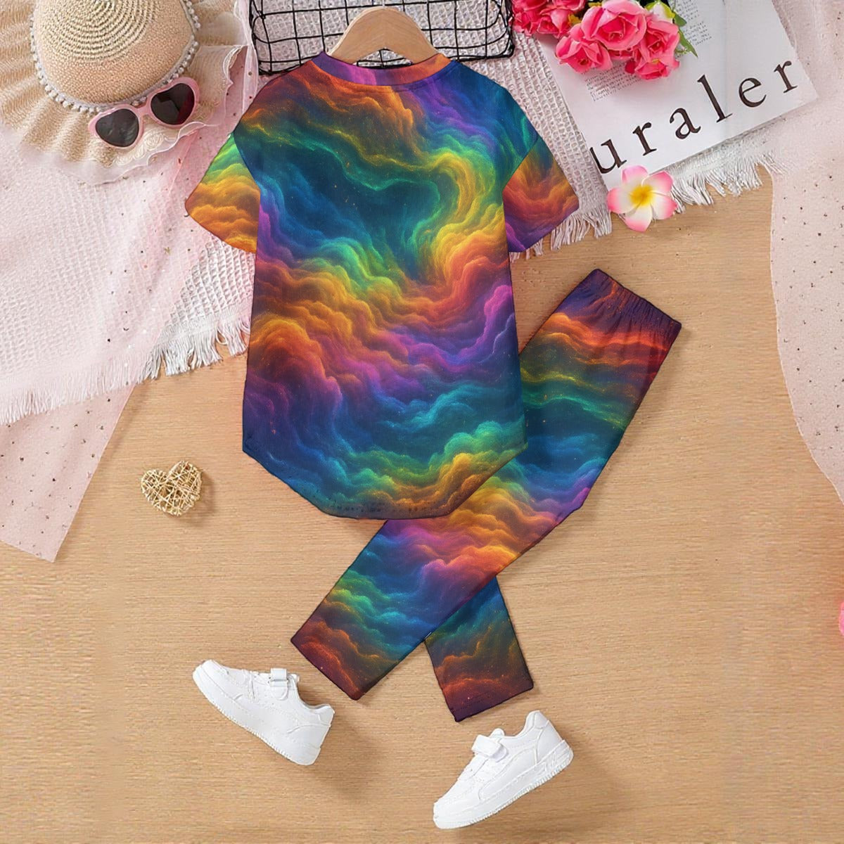 Unisex Kids' Casual Top and Pants Set