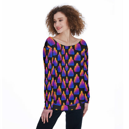 Women's Off-Shoulder Sweatshirt