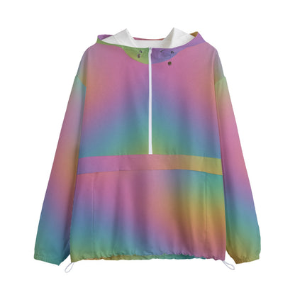 Unisex Pullover Jacket With Zipper Closure