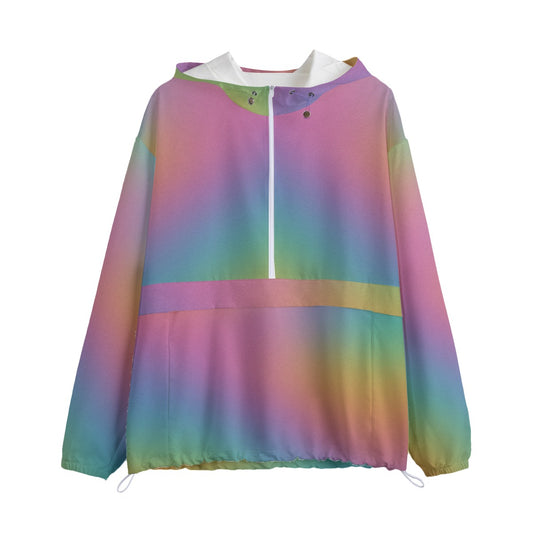 Unisex Pullover Jacket With Zipper Closure