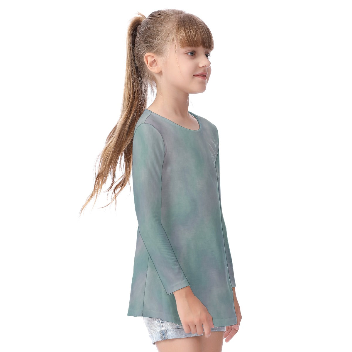 Unisex Kid's Long Sleeve O-neck T-shirt