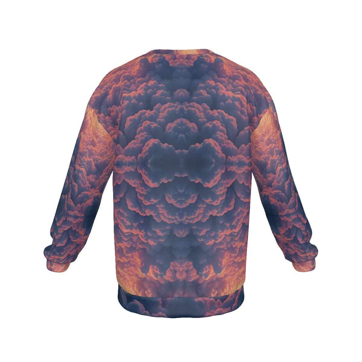 Men's Drop Shoulder Round Neck Long-Sleeved Sweatshirt