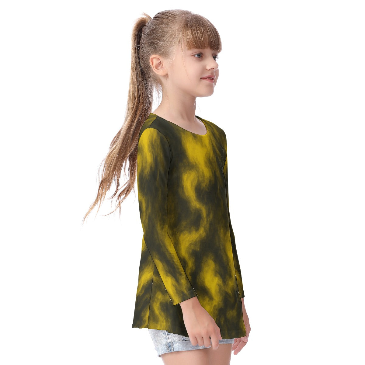 Unisex Kid's Long Sleeve O-neck T-shirt