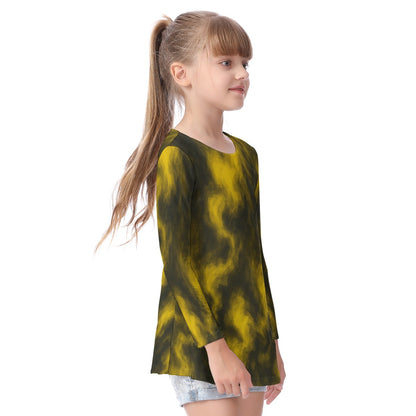 Unisex Kid's Long Sleeve O-neck T-shirt