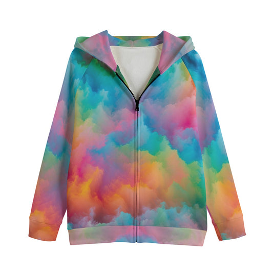 Kid's Zip Up Raglan Sleeve Hoodie | 310GSM Cotton
