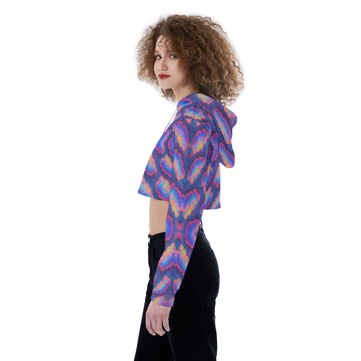 Women's Crop Top Hoodie