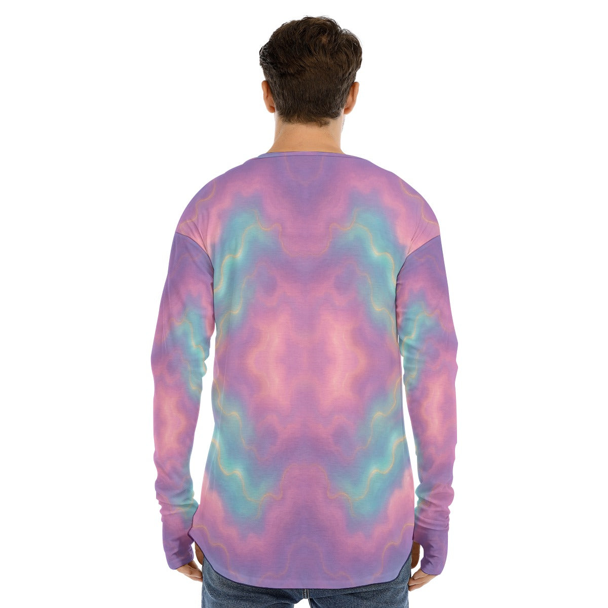 Men's Fingerless Long Sleeve T-shirt