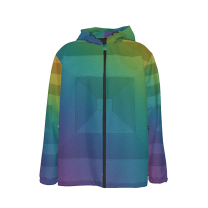 Men's Hooded Zipper Windproof Jacket