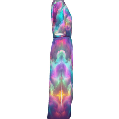 Women's Short Sleeve V-neck Dress