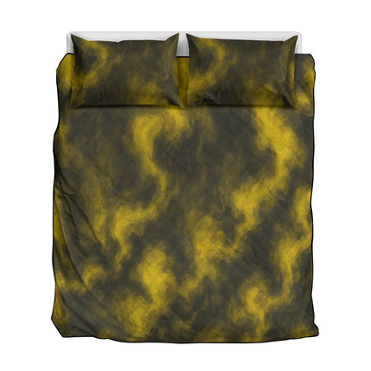 Unisex Quilt & Pillow Cases With Edge-wrapping Strips