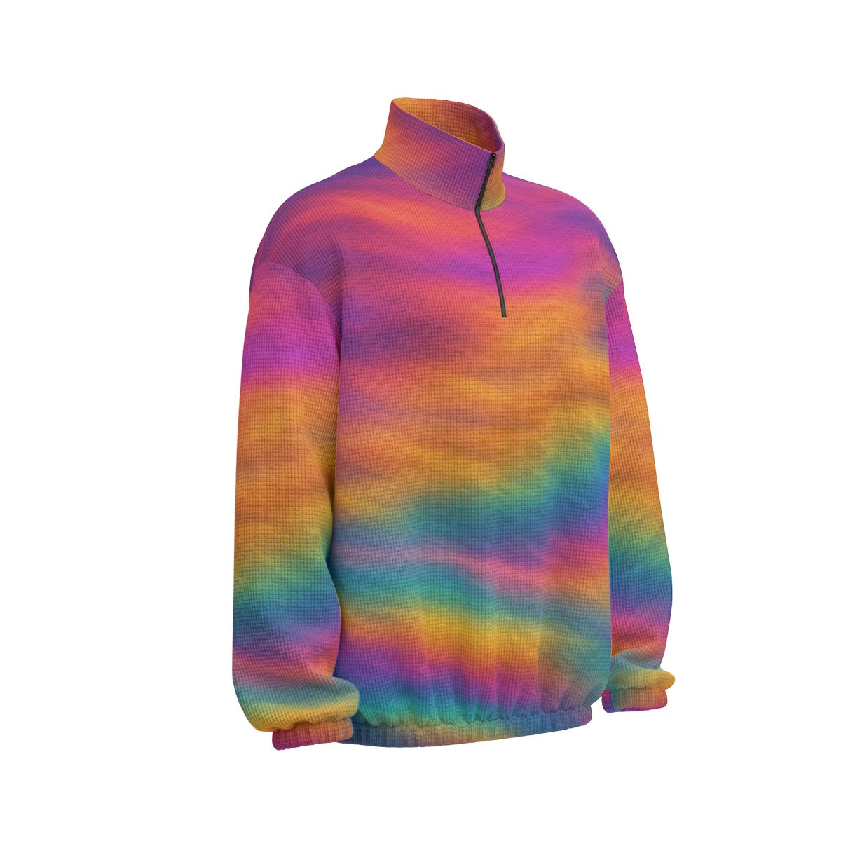 Unisex Turtleneck Zippered Sweatshirt