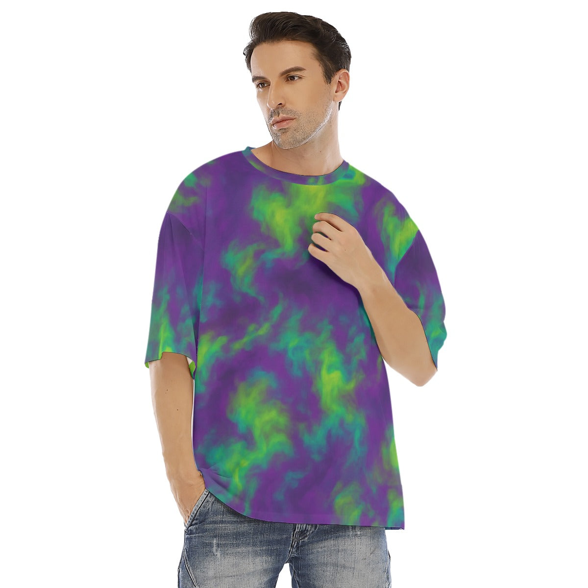 Men's Drop Shoulder T-shirt With Short Sleeve