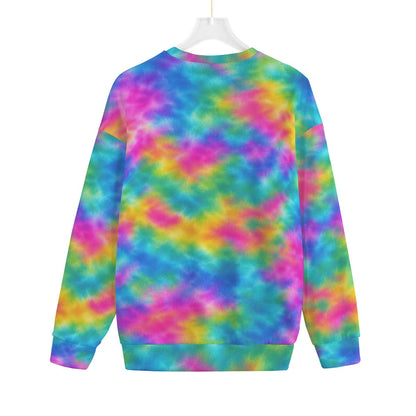 Unisex Drop-shoulder Knitted Fleece Sweater - view 2