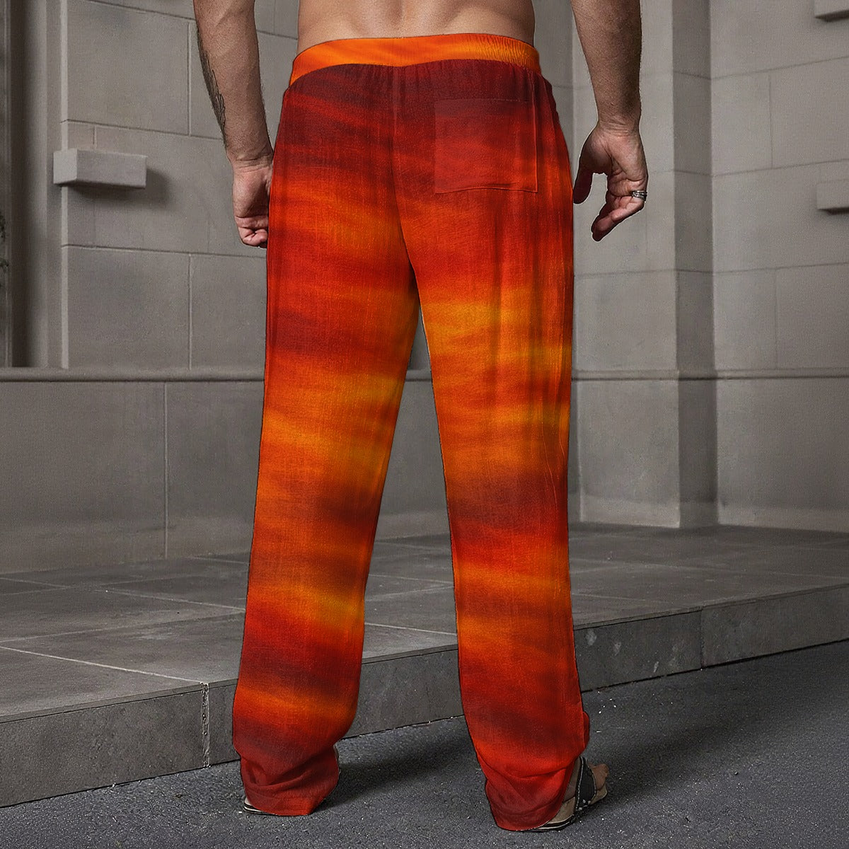 Men's Loose Casual Pants With Pocket