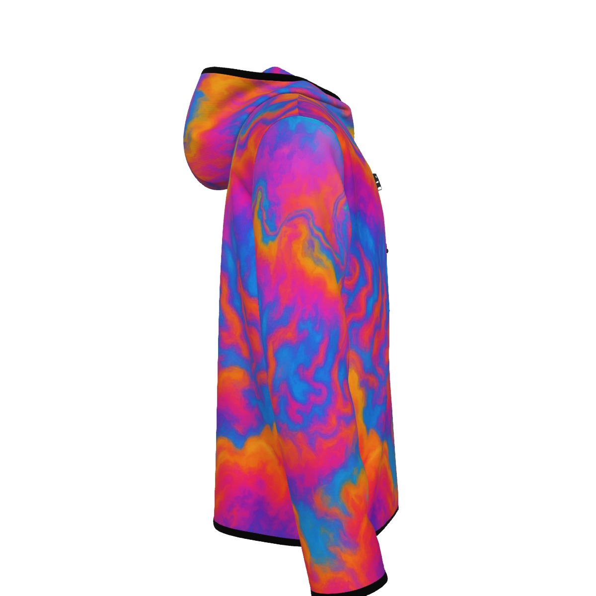 Men's Stylish Hoodie with Thumb Hole Design - view 3