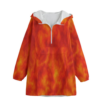 Unisex Windbreaker Long Jacket