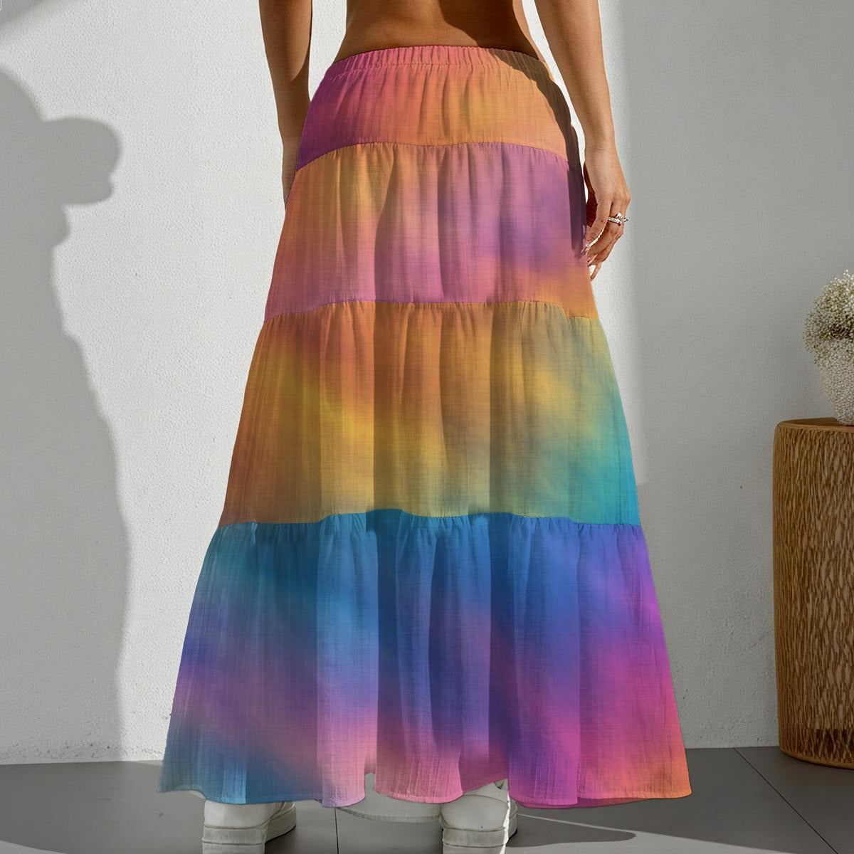 Women's Pleated Long Skirt