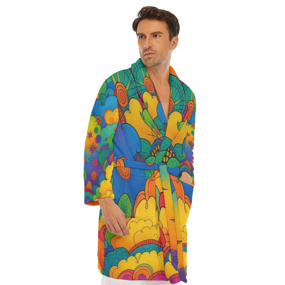 Men's Borg Fleece Robe